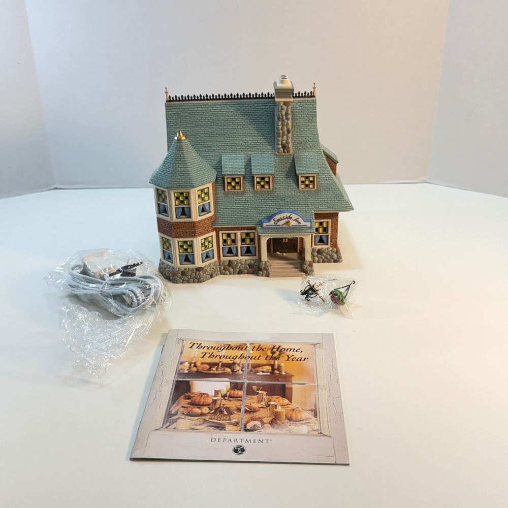 Department 56 Seaside Inn New England Village Coastal Lighted House 56.53449